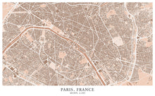Load image into Gallery viewer, Paris - Terra Cotta Edition - Tapestry Maps