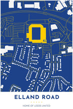 Load image into Gallery viewer, Leeds United F.C. - Elland Road - Tapestry Maps