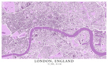 Load image into Gallery viewer, London - Lavender Edition - Tapestry Maps
