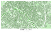 Load image into Gallery viewer, Paris - Original Green Edition - Tapestry Maps
