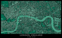 Load image into Gallery viewer, London - Forest Green Edition - Tapestry Maps

