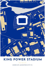 Load image into Gallery viewer, Leicester City F.C. - King Power Stadium - Tapestry Maps
